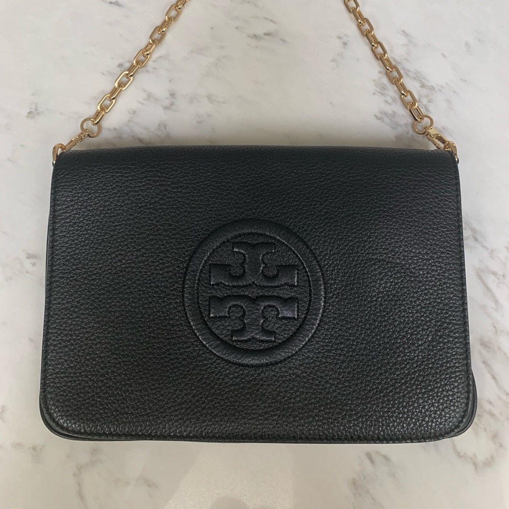 Authentic Soft Leather Tory Burch shoulder bag